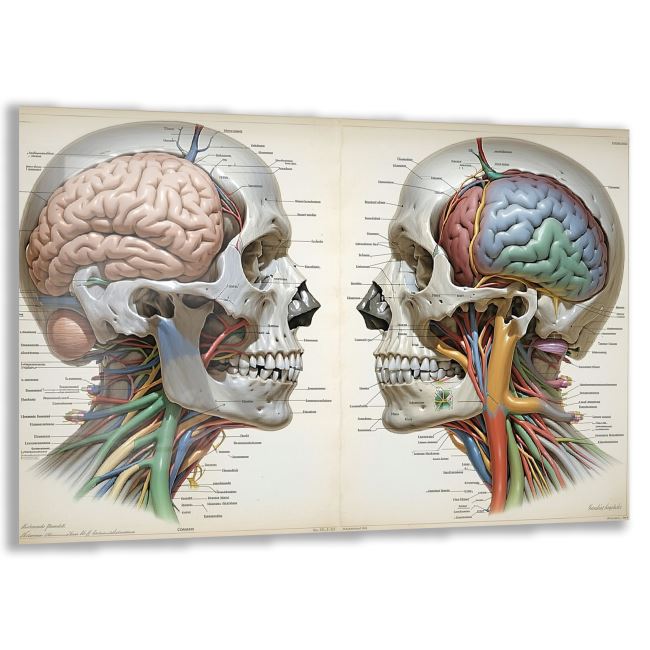 Mesleki Cam Tablo - Doktor - Yatay Motif 05-136 